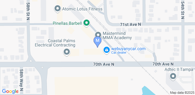 Map to Mastermind MMA Academy